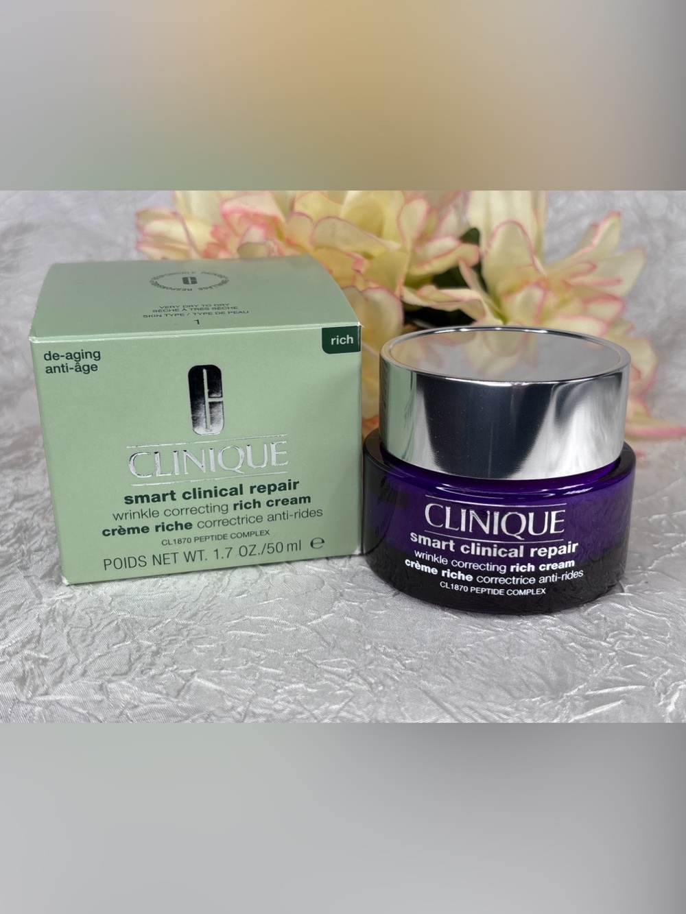 Clinique Smart Clinical Repair Wrinkle Correcting Rich Cream 1.7oz NIB